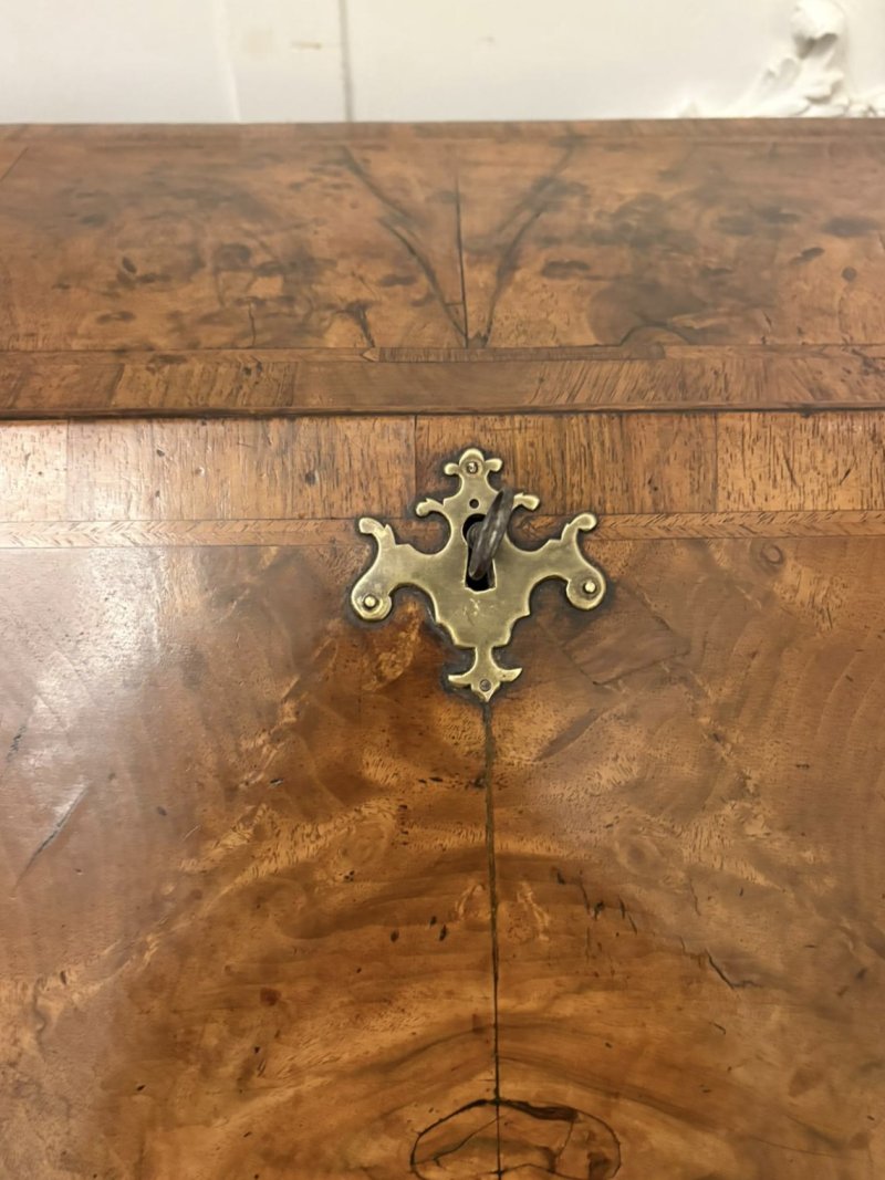 Superb Early 18th Century Quality Antique George I Walnut Bureau